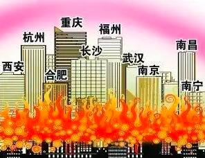 中国三大火炉城市有哪些，重庆、武汉、南京连续多天持续高温最高温可达40多度